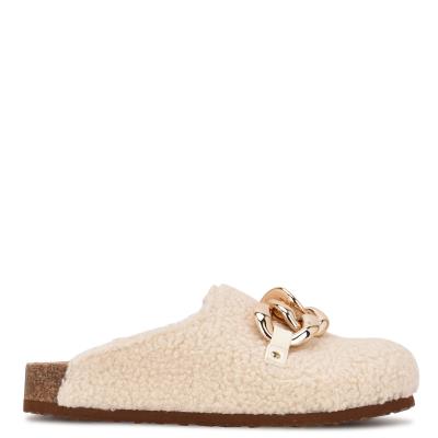 Nine West Everyth Cozy Mules Skor Dam Grädde | 6584XICAQ