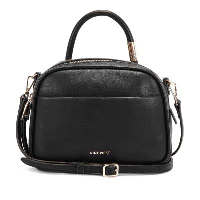 Nine West Gail Top Handle Crossbody Väska Dam Svarta | 9381QMRIG