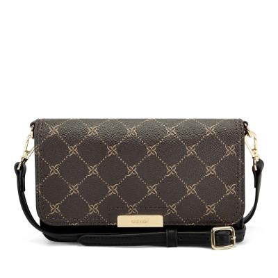 Nine West Lawson Wallet On A String Crossbody Väska Dam Bruna Svarta | 0573NYPCA