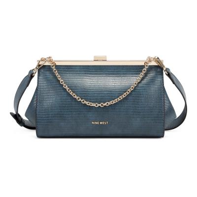 Nine West Mallorie Fram Crossbody Väska Dam Blå | 6328WLKXR