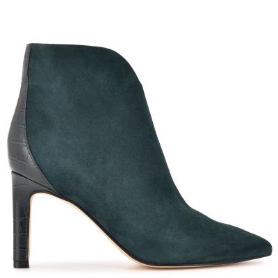 Nine West Mikale Pointy Tå Kängor Dam Obsidian | 4057AMIVQ