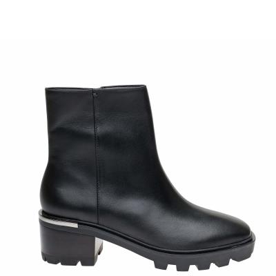 Nine West Remmie Lug Sole Kängor Dam Svarta | 9435QGPXW