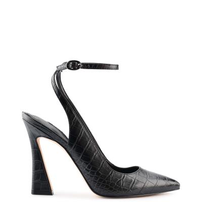 Nine West Tabita Ankle Rem Klänning Pumps Dam Svarta | 9364KLOIM