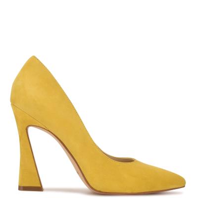 Nine West Trendz Pointy Tå Pumps Dam Gula | 8547BUXKC