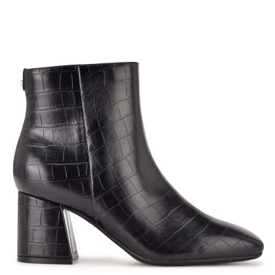 Nine West Vivy 9x9 Klackar Kängor Dam Svarta | 8035GDFEL