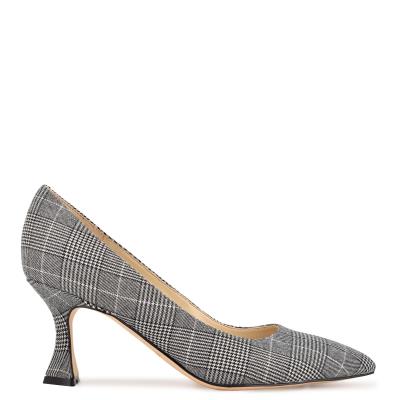 Nine West Workin Pointy Tå Pumps Dam Svarta Vita | 7253ZJSIN